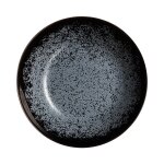 Assiette creuse noire 20 cm slate luminarc