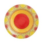 Assiette creuse orange 22cm propriano - verre opale extra rsistant luminarc