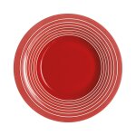Assiette creuse rouge 21. 5 cm factory luminarc
