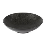 Assiette creuse vésuvio noir 19 cm (lot de 6) table passion Assiette creuse vésuvio noir 19 cm (lot de 6) table passion