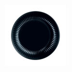 Assiette  dessert noire 19 cm cottage luminarc