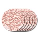 Assiette plate léa rouge 27 cm (lot de 6) table passion Assiette plate léa rouge 27 cm (lot de 6) table passion