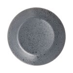Assiette plate noire 25 cm slate luminarc