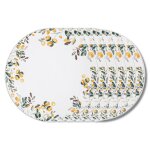 Assiette plate summer 27 cm (lot de 6) table passion