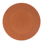 Assiette plate vsuvio terra 27 cm (lot de 6) table passion