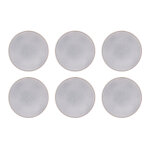 Assiette stone Ø27, 5cm - 6 pièces - gris lune björn Assiette stone Ø27, 5cm - 6 pièces - gris lune björn