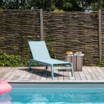 Bain de soleil barbados en textilène bleu clair - aluminium bleu clair happy garden Bain de soleil barbados en textilène bleu clair - aluminium bleu clair happy garden