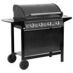 Barbecue au gaz reno - 4 brleurs avec thermomtre 14kw happy garden