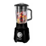 Blender - - matte black 24722 - 56 - 650 w - noir mat - bol verre 1, 5 l - 2 vitesses + pulse russell ...