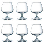 Bote de 6 verres  pied world spirit 25 cl luminarc