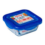 Boîte carrée en verre avec couvercle cook & go 16 cm pyrex Boîte carrée en verre avec couvercle cook & go 16 cm pyrex