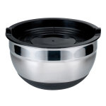 Bol pâtissier inox avec couvercle 22 cm baumalu Bol pâtissier inox avec couvercle 22 cm baumalu