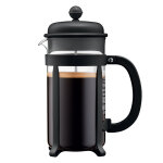 Cafetire  piston 8 tasses java noir bodum