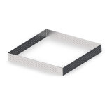 Cercle  tarte carr perfor 20 cm de buyer