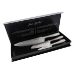 Coffret de 3 couteaux de cuisine inox fusal jean dubost