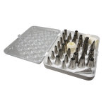 Coffret 35 douilles  ptisserie inox de buyer