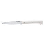 Coffret de 4 couteaux de table  lame lisse facette blanc opinel