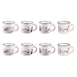 Coffret 8 tasses 11 cl friends table passion