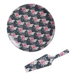 Coffret plat à tarte avec sa pelle lily 31 cm table passion Coffret plat à tarte avec sa pelle lily 31 cm table passion