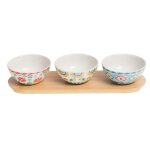 Coffret plateau avec 3 bols donna amadeus