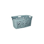 Corbeille à linge 45 litres gris almeria eda plastique Corbeille à linge 45 litres gris almeria eda plastique