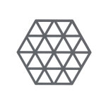Dessous - de - plat triangles en silicone gris froid zone denmark Dessous - de - plat triangles en silicone gris froid zone denmark