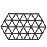 Dessous - de - plat triangles en silicone noir zone denmark