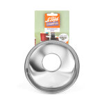Entonnoir avec poigne en inox le parfait