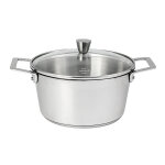 Faitout inox avec couvercle 1826 24 cm 4, 3 l cristel Faitout inox avec couvercle 1826 24 cm 4, 3 l cristel