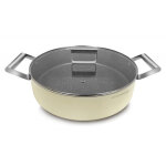 Faitout bas en aluminium forg 24 cm crme arthur martin am6523 arthur martin