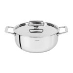 Faitout inox avec couvercle castel'pro 24 cm 4, 6 l cristel