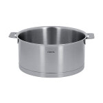 Faitout inox strate sans manche 24 cm 5, 1 l cristel
