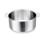 Faitout inox mutine sans manche 24 cm 5, 2 l cristel