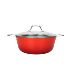 Faitout rouge 24cm -  red airiron  laguiole cuisson