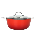 Faitout rouge 28cm -  red airiron  laguiole cuisson