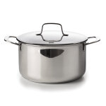 Faitout avec son couvercle maestro 24 cm en inox beka