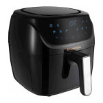 Friteuse a air - - satisfry medium 4l - 27160 - 56 - 1350 w - 4 l - 10 programmes - noir russell hobbs ...