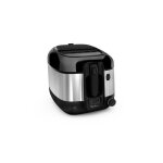 Friteuse super uno 2, 2 l 1800 w noir et argent moulinex