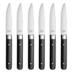 Fusion noir - coffret 6 couteaux steak amefa