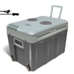 Glacire electrique portable 40 litres, 12v / 220 - 240v voiture et camping 58 gris cf1155