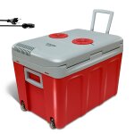 Glacire electrique portable 40 litres, 12v / 220 - 240v voiture et camping 58 rouge cf1155red