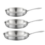 Gourmet - lot de 3 poles inox 24 - 28 - 32cm cuisinox