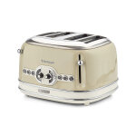 Grille pain 4 fentes vintage 156 1 1630 w beige' ariete