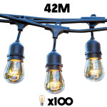Lot de 10 guirlandes mafy light connectable 6m lumisky