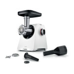 Hachoir a viande - - mfws420w srie 4 - blanc - 500 w - moteur bloqu 1900 w - 2, 5 kg / mn - 2 vitesses ...
