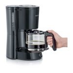 Ka4815 cafetiere filtre type - noir - 1000 w - 1, 4 l - jusqu'a 10 tasses severin