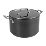 Lacor marmite avec couvercle en aluminium anodis anodized 24 cm lacor