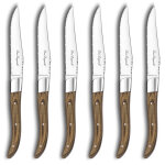 Louis - coffret 6 couteaux steak royal noyer lou laguiole