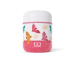 Lunch box isotherme capsule 280ml rose birds monbento Lunch box isotherme capsule 280ml rose birds monbento