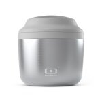 Lunch box isotherme element 550ml metallic argent monbento Lunch box isotherme element 550ml metallic argent monbento